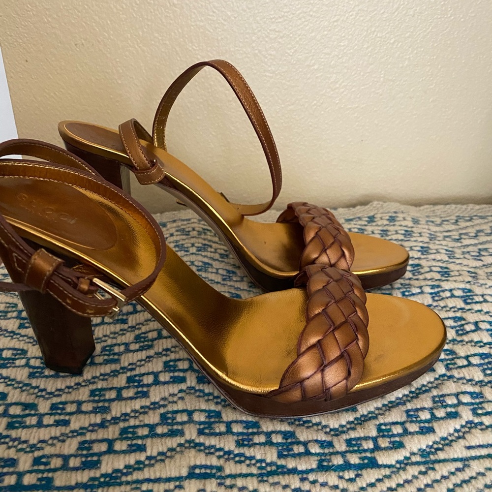 Gucci strappy heels